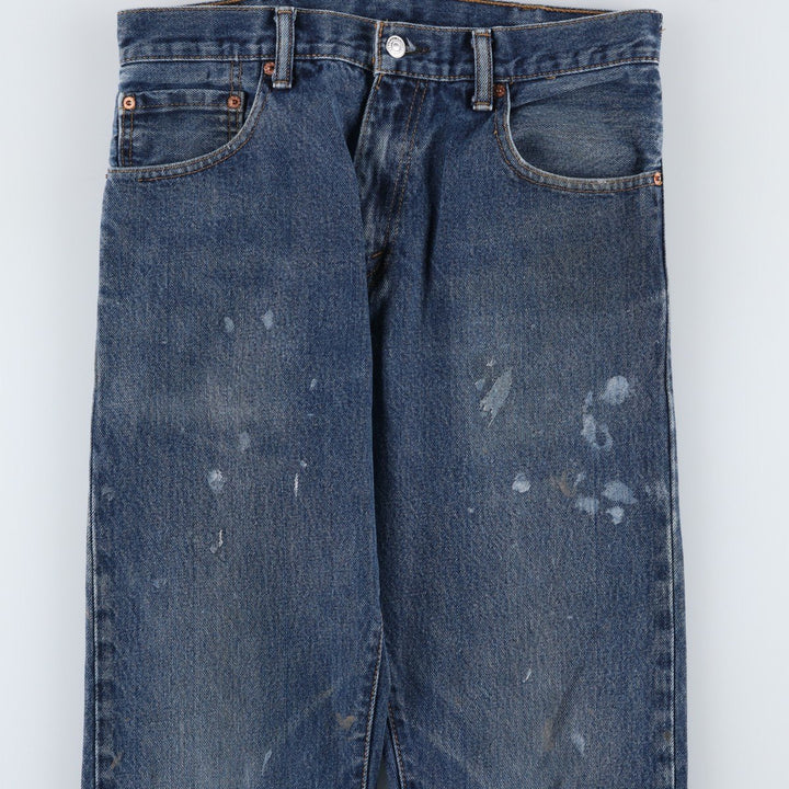 Levi's 517 Bootcut Denim Pants for Men, W32 equivalent cotton blue type Vintage Second Hand