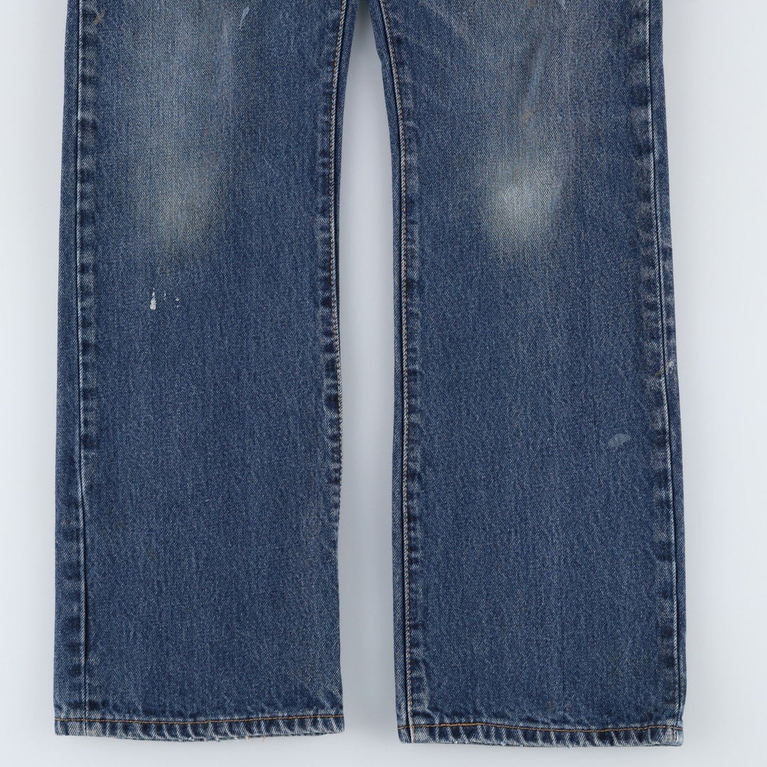 Levi's 517 Bootcut Denim Pants for Men, W32 equivalent cotton blue type Vintage Second Hand