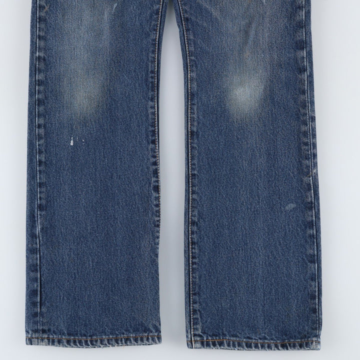 Levi's 517 Bootcut Denim Pants for Men, W32 equivalent cotton blue type Vintage Second Hand