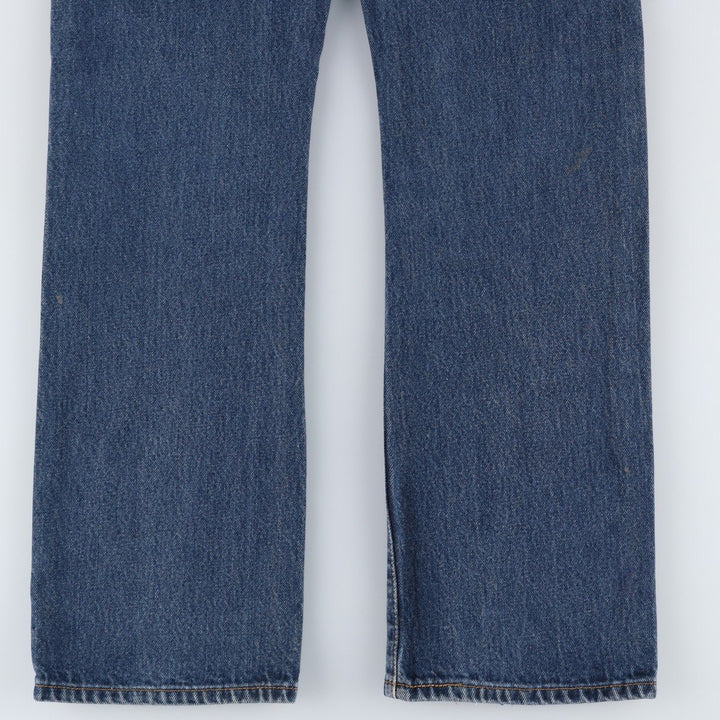 Levi's 517 Bootcut Denim Pants for Men, W32 equivalent cotton blue type Vintage Second Hand