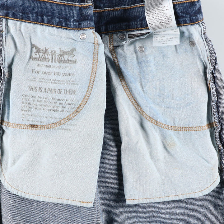 Levi's 517 Bootcut Denim Pants for Men, W32 equivalent cotton blue type Vintage Second Hand
