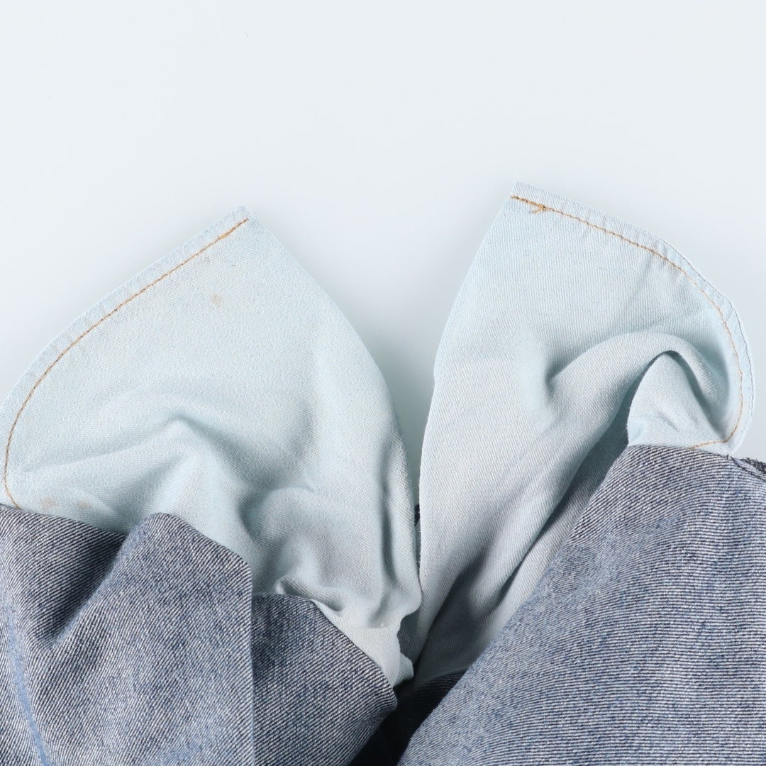 Levi's 517 Bootcut Denim Pants for Men, W32 equivalent cotton blue type Vintage Second Hand