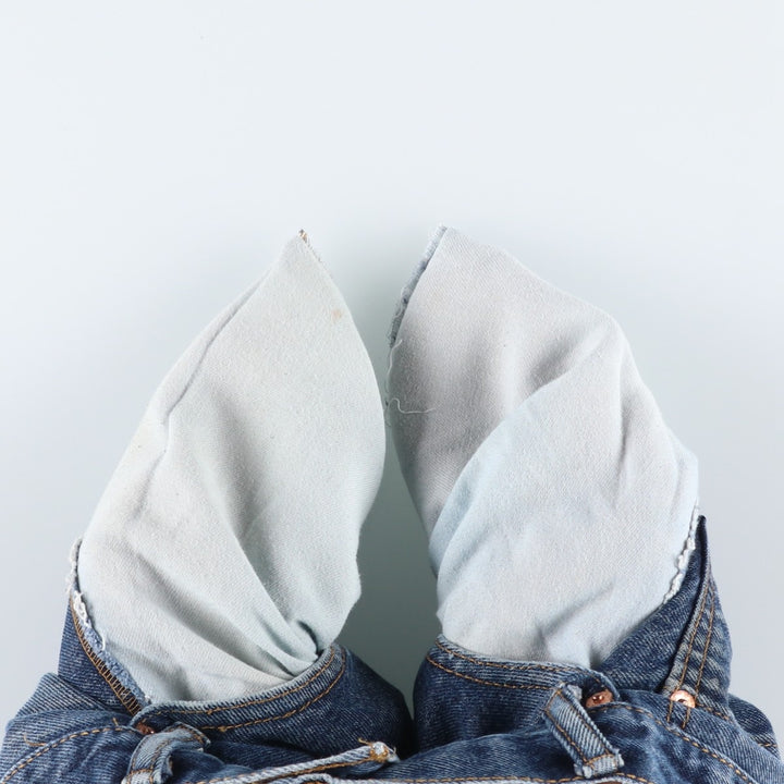 Levi's 517 Bootcut Denim Pants for Men, W32 equivalent cotton blue type Vintage Second Hand