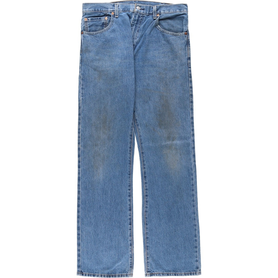 Levi's 517 Bootcut Denim Pants for Men, Size W34 cotton blue type Vintage Second Hand