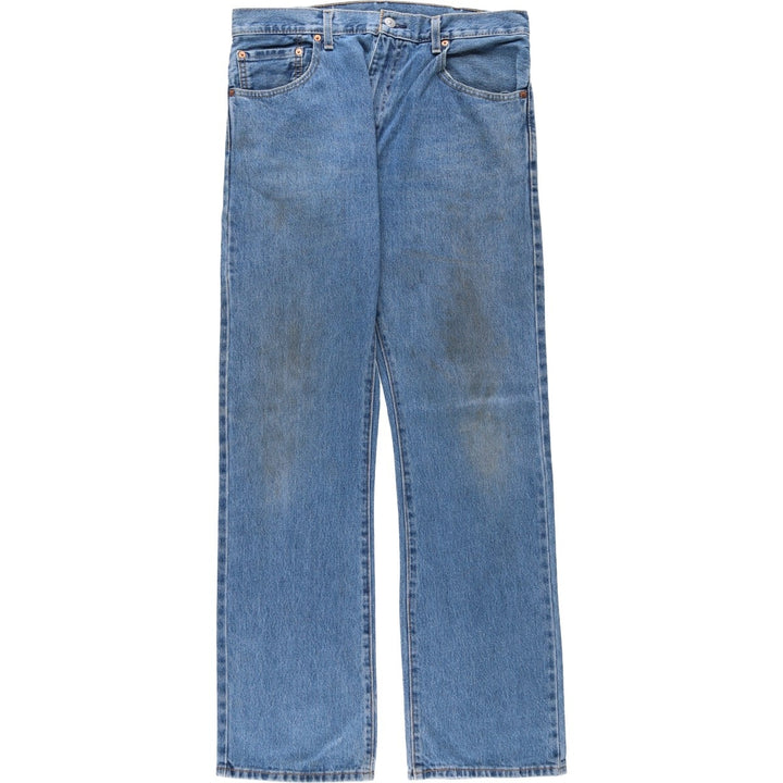 Levi's 517 Bootcut Denim Pants for Men, Size W34 cotton blue type Vintage Second Hand