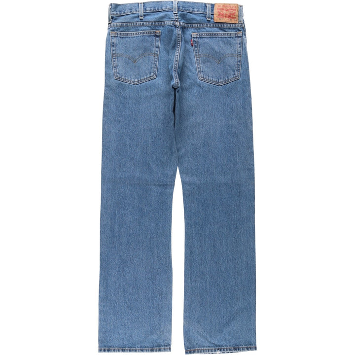 Levi's 517 Bootcut Denim Pants for Men, Size W34 cotton blue type Vintage Second Hand
