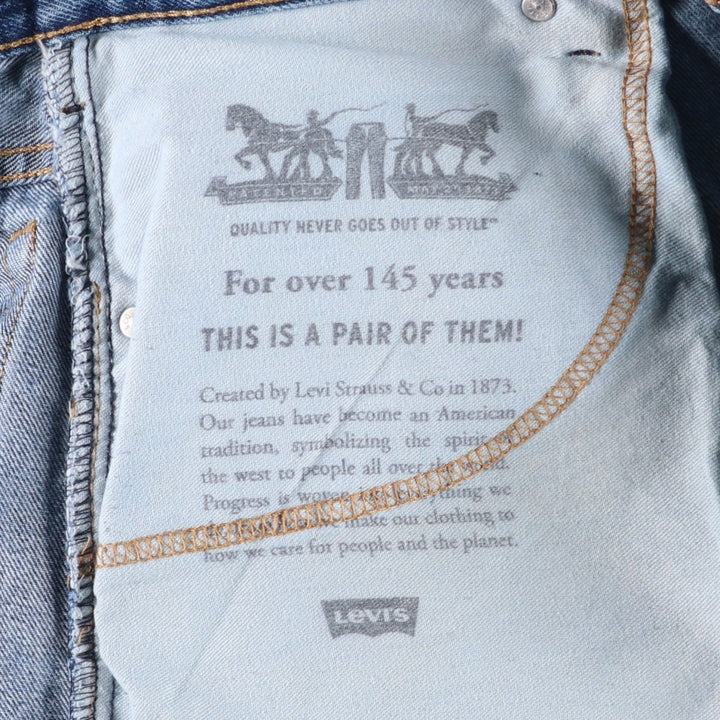 Levi's 517 Bootcut Denim Pants for Men, Size W34 cotton blue type Vintage Second Hand