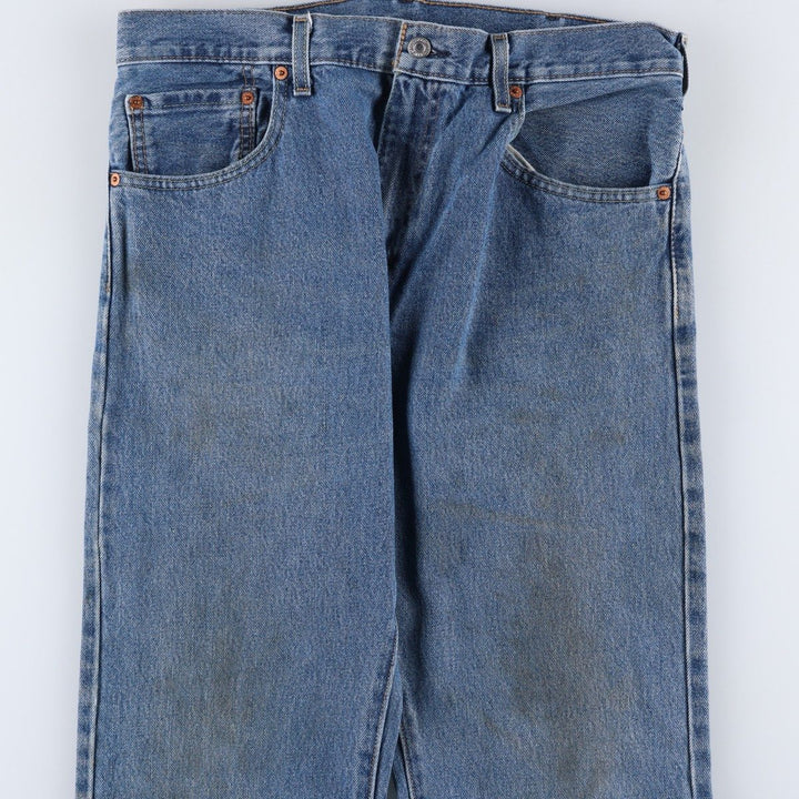 Levi's 517 Bootcut Denim Pants for Men, Size W34 cotton blue type Vintage Second Hand
