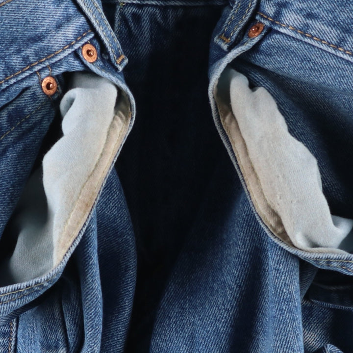 Levi's 517 Bootcut Denim Pants for Men, Size W34 cotton blue type Vintage Second Hand