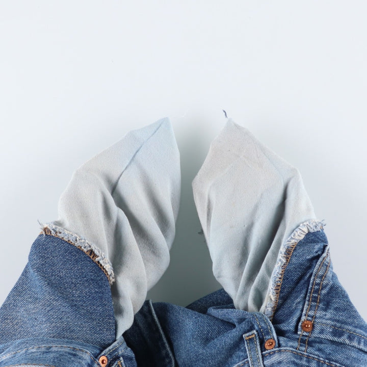 Levi's 517 Bootcut Denim Pants for Men, Size W34 cotton blue type Vintage Second Hand