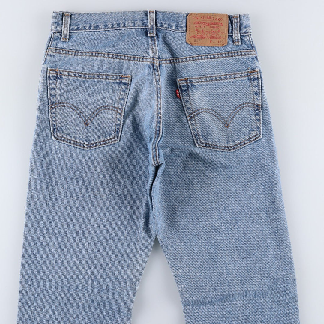 Levi's 517 BOOT CUT Bootcut denim pants for men, equivalent to w30 cotton blue type Vintage Second Hand