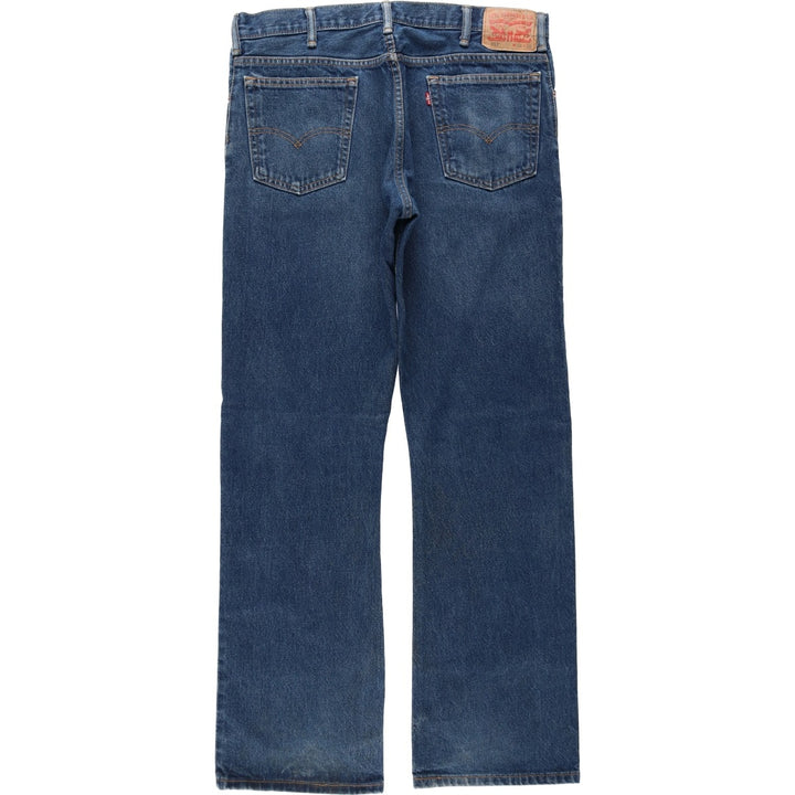Levi's 517 Bootcut Denim Pants, Men's Size 37 cotton blue type Vintage Second Hand