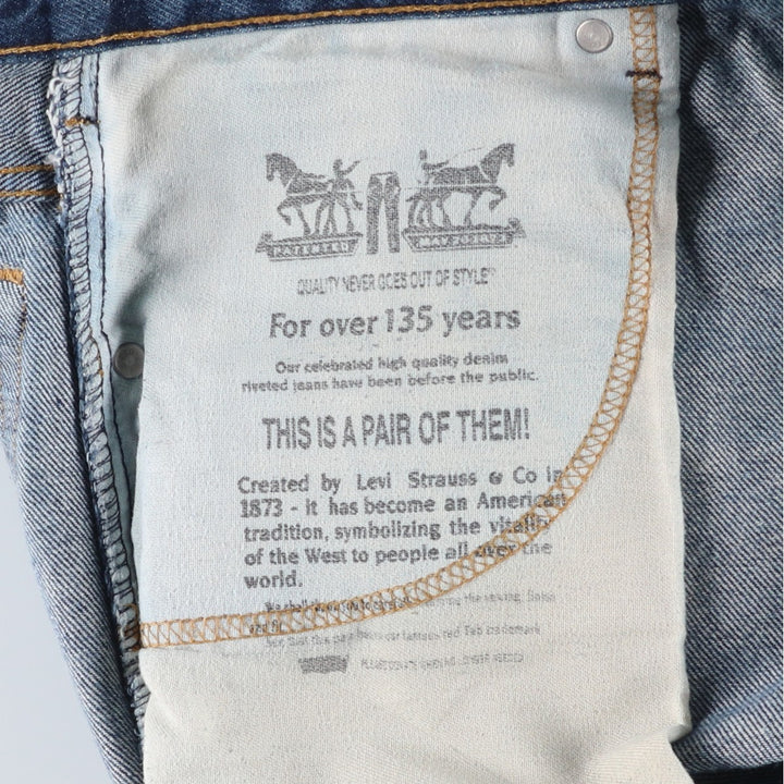 Levi's 517 Bootcut Denim Pants, Men's Size 37 cotton blue type Vintage Second Hand