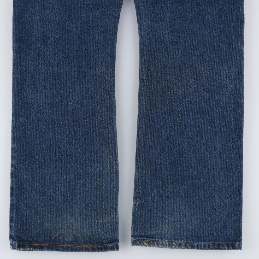 Levi's 517 Bootcut Denim Pants, Men's Size 37 cotton blue type Vintage Second Hand