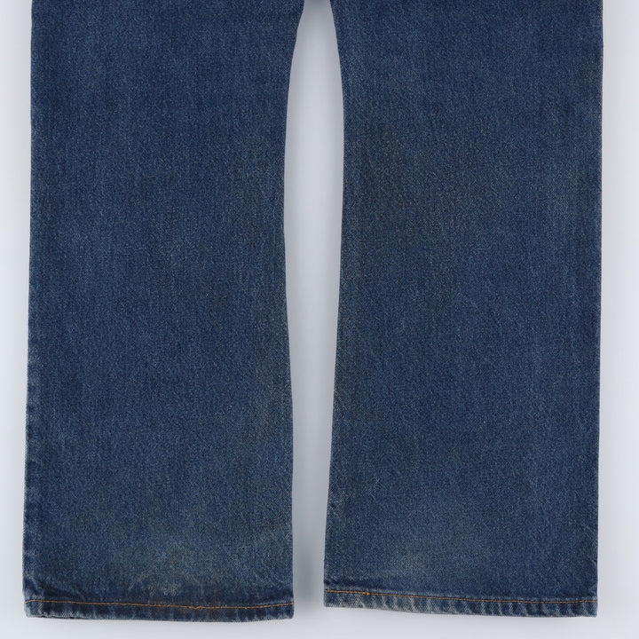 Levi's 517 Bootcut Denim Pants, Men's Size 37 cotton blue type Vintage Second Hand
