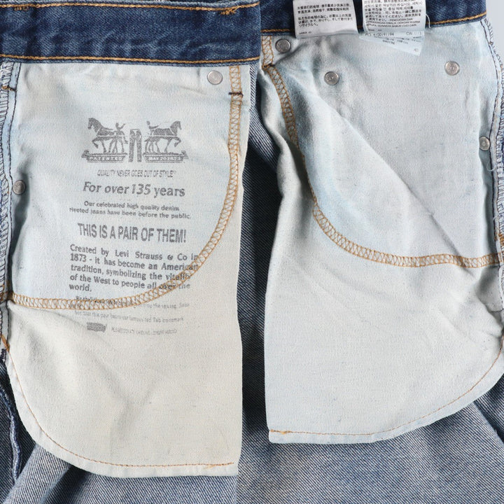 Levi's 517 Bootcut Denim Pants, Men's Size 37 cotton blue type Vintage Second Hand