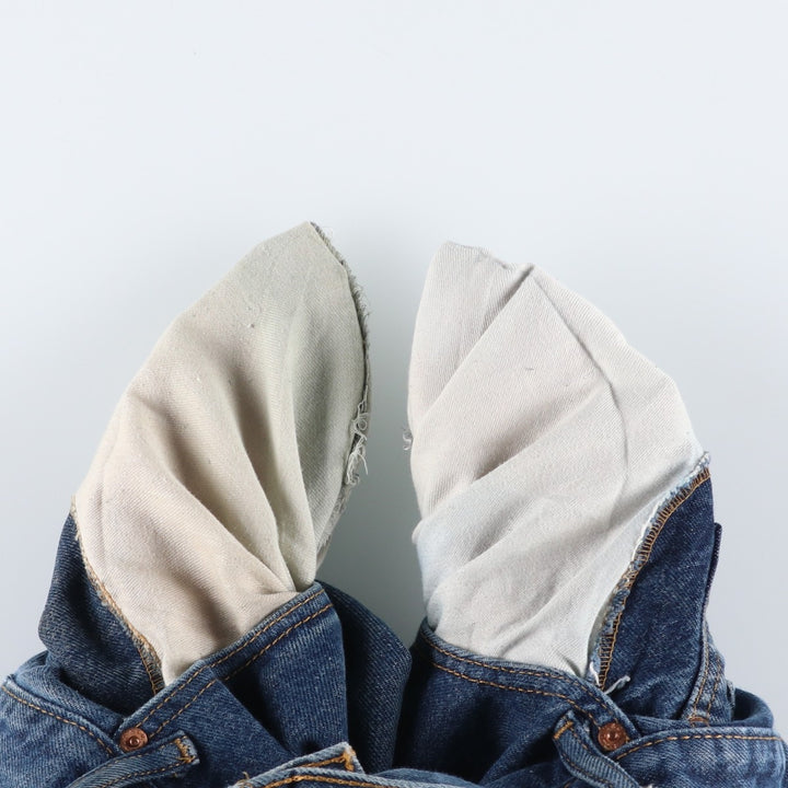 Levi's 517 Bootcut Denim Pants, Men's Size 37 cotton blue type Vintage Second Hand