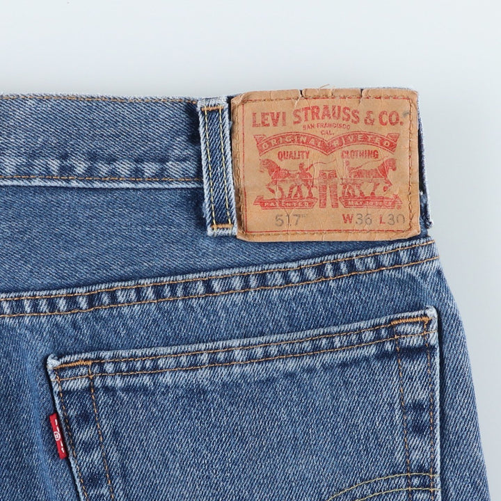 Levi's 517 Bootcut Denim Pants, Men's Size 37 unclear blue type Vintage Second Hand