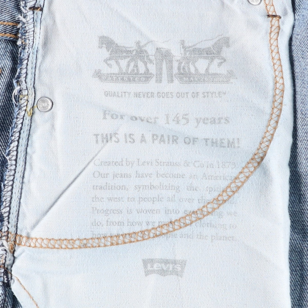 Levi's 517 Bootcut Denim Pants, Men's Size 37 unclear blue type Vintage Second Hand