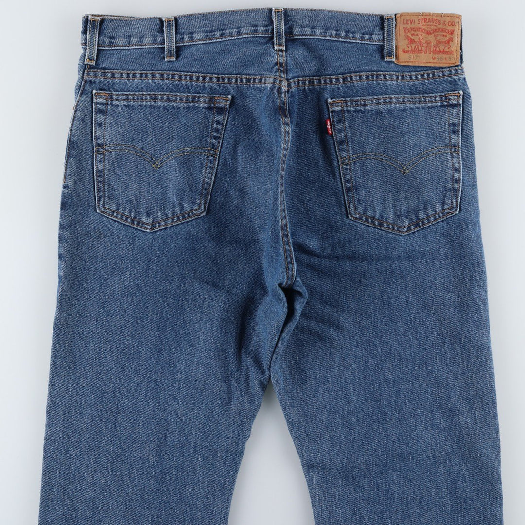 Levi's 517 Bootcut Denim Pants, Men's Size 37 unclear blue type Vintage Second Hand