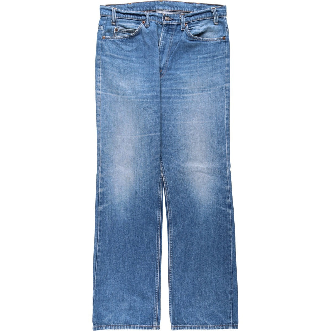 ~90'S Levi's Orange Tab Bootcut Denim Pants, Men's W36 (approx.), Vintage unclear blue type Vintage Second Hand