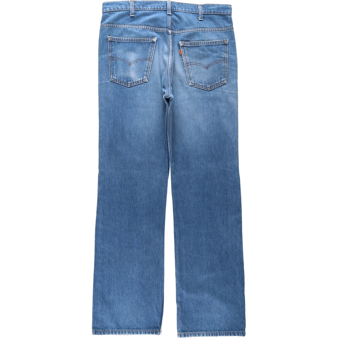 ~90'S Levi's Orange Tab Bootcut Denim Pants, Men's W36 (approx.), Vintage unclear blue type Vintage Second Hand
