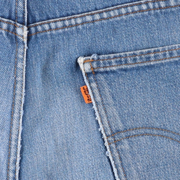 ~90'S Levi's Orange Tab Bootcut Denim Pants, Men's W36 (approx.), Vintage unclear blue type Vintage Second Hand