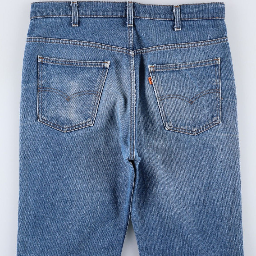 ~90'S Levi's Orange Tab Bootcut Denim Pants, Men's W36 (approx.), Vintage unclear blue type Vintage Second Hand
