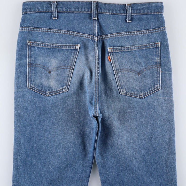 ~90'S Levi's Orange Tab Bootcut Denim Pants, Men's W36 (approx.), Vintage unclear blue type Vintage Second Hand