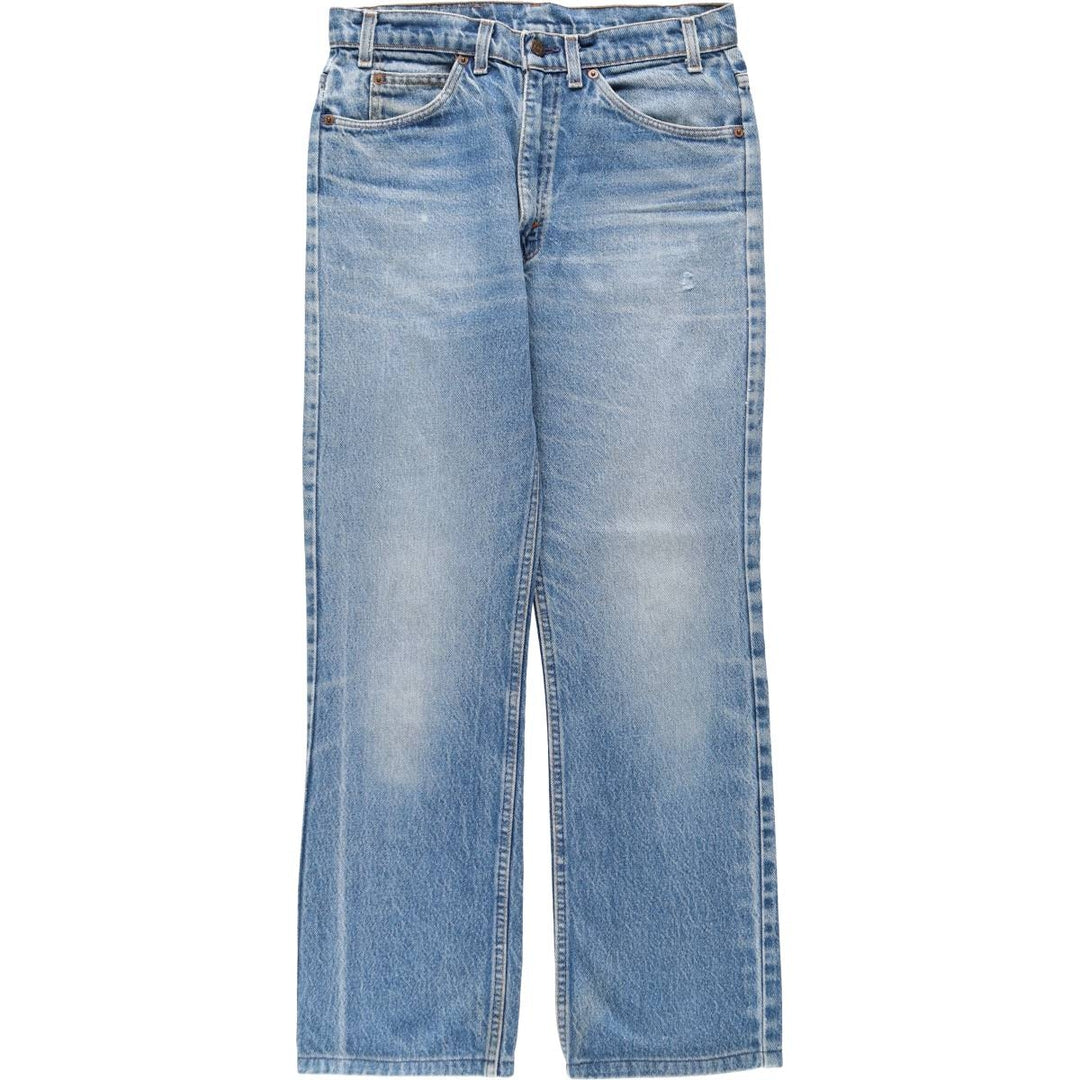 ~90'S Levi's 40517-0215 Bootcut Denim Pants, Made in USA, Men's W31 (approx.), Vintage cotton blue type Vintage Second Hand