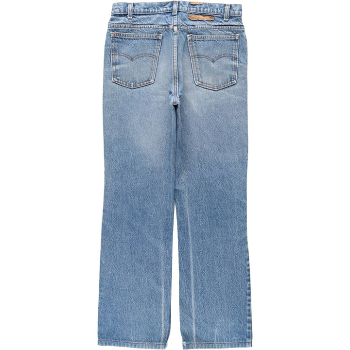 ~90'S Levi's 40517-0215 Bootcut Denim Pants, Made in USA, Men's W31 (approx.), Vintage cotton blue type Vintage Second Hand