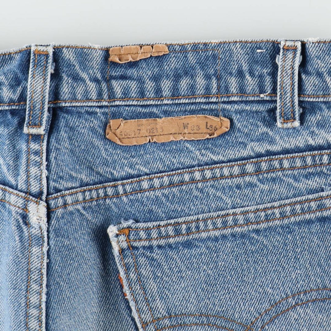 ~90'S Levi's 40517-0215 Bootcut Denim Pants, Made in USA, Men's W31 (approx.), Vintage cotton blue type Vintage Second Hand