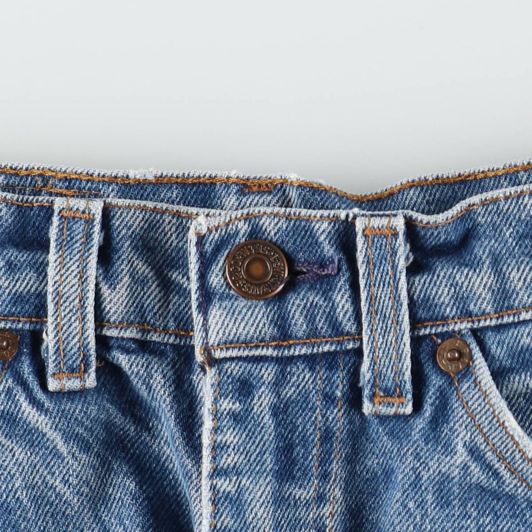 ~90'S Levi's 40517-0215 Bootcut Denim Pants, Made in USA, Men's W31 (approx.), Vintage cotton blue type Vintage Second Hand