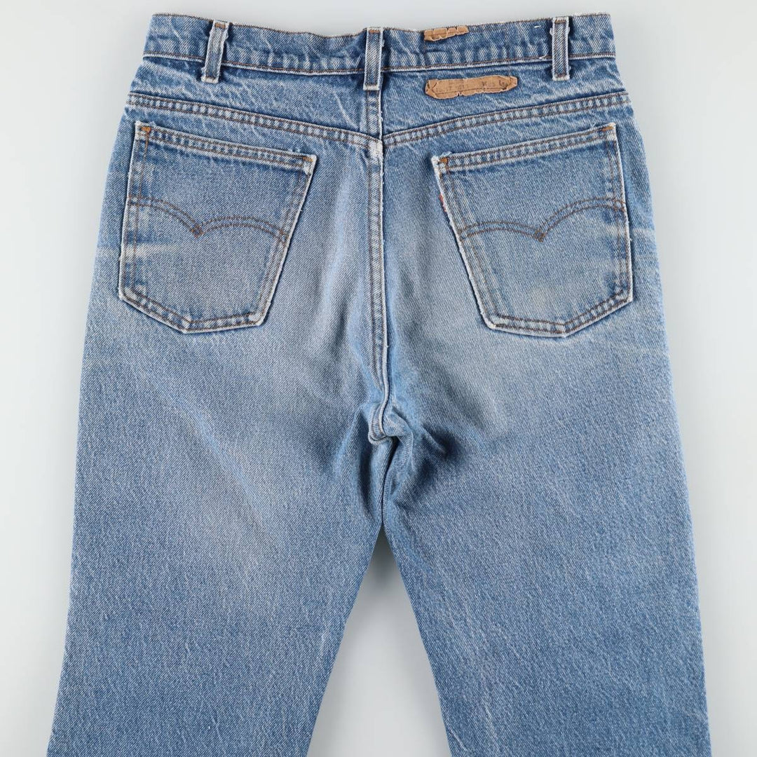 ~90'S Levi's 40517-0215 Bootcut Denim Pants, Made in USA, Men's W31 (approx.), Vintage cotton blue type Vintage Second Hand