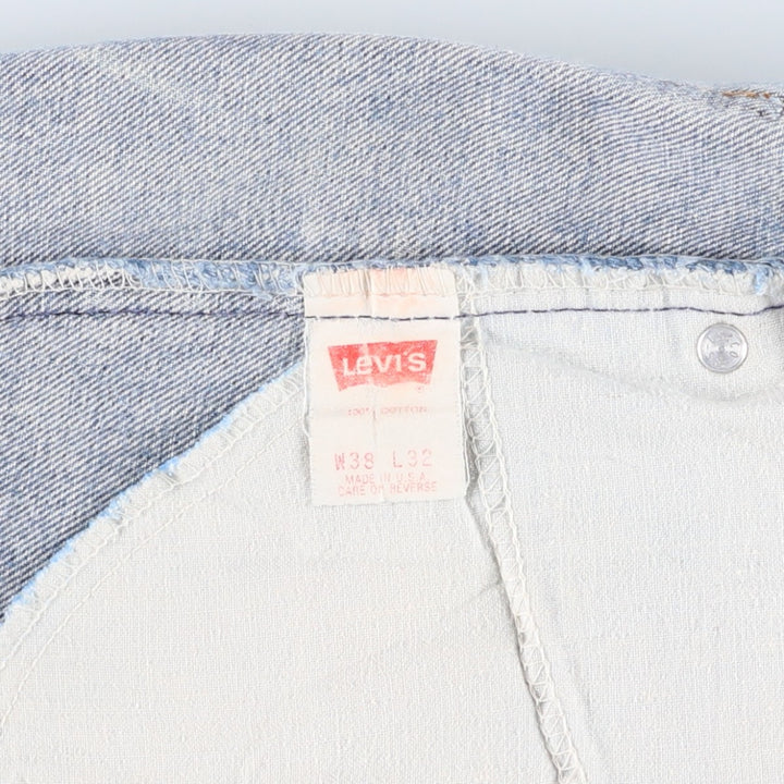 80s-90'S Levi's 40517-0215 Orange Tab Bootcut Denim Pants, Made in USA, Men's W37 (approx.), Vintage cotton blue type Vintage Second Hand