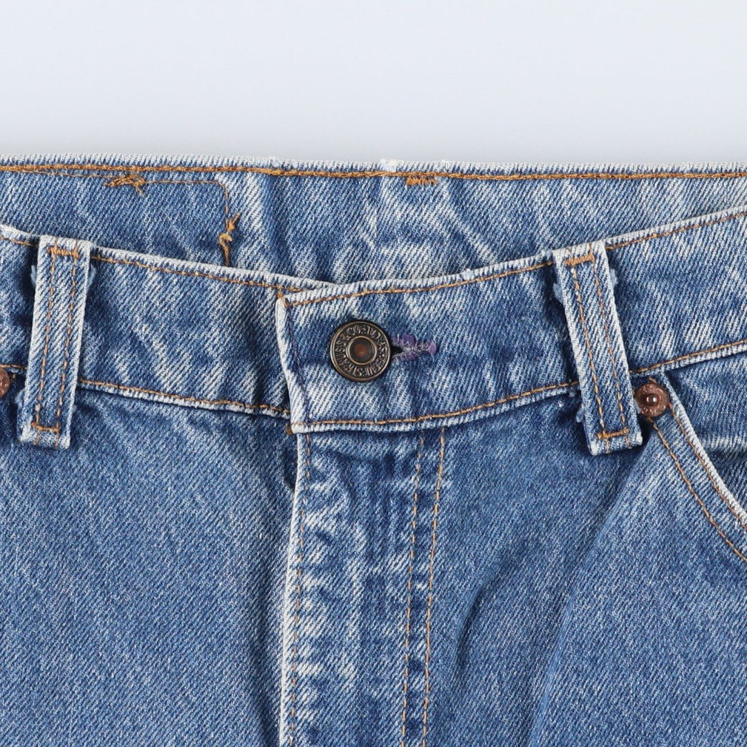 80s-90'S Levi's 40517-0215 Orange Tab Bootcut Denim Pants, Made in USA, Men's W37 (approx.), Vintage cotton blue type Vintage Second Hand