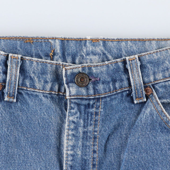 80s-90'S Levi's 40517-0215 Orange Tab Bootcut Denim Pants, Made in USA, Men's W37 (approx.), Vintage cotton blue type Vintage Second Hand