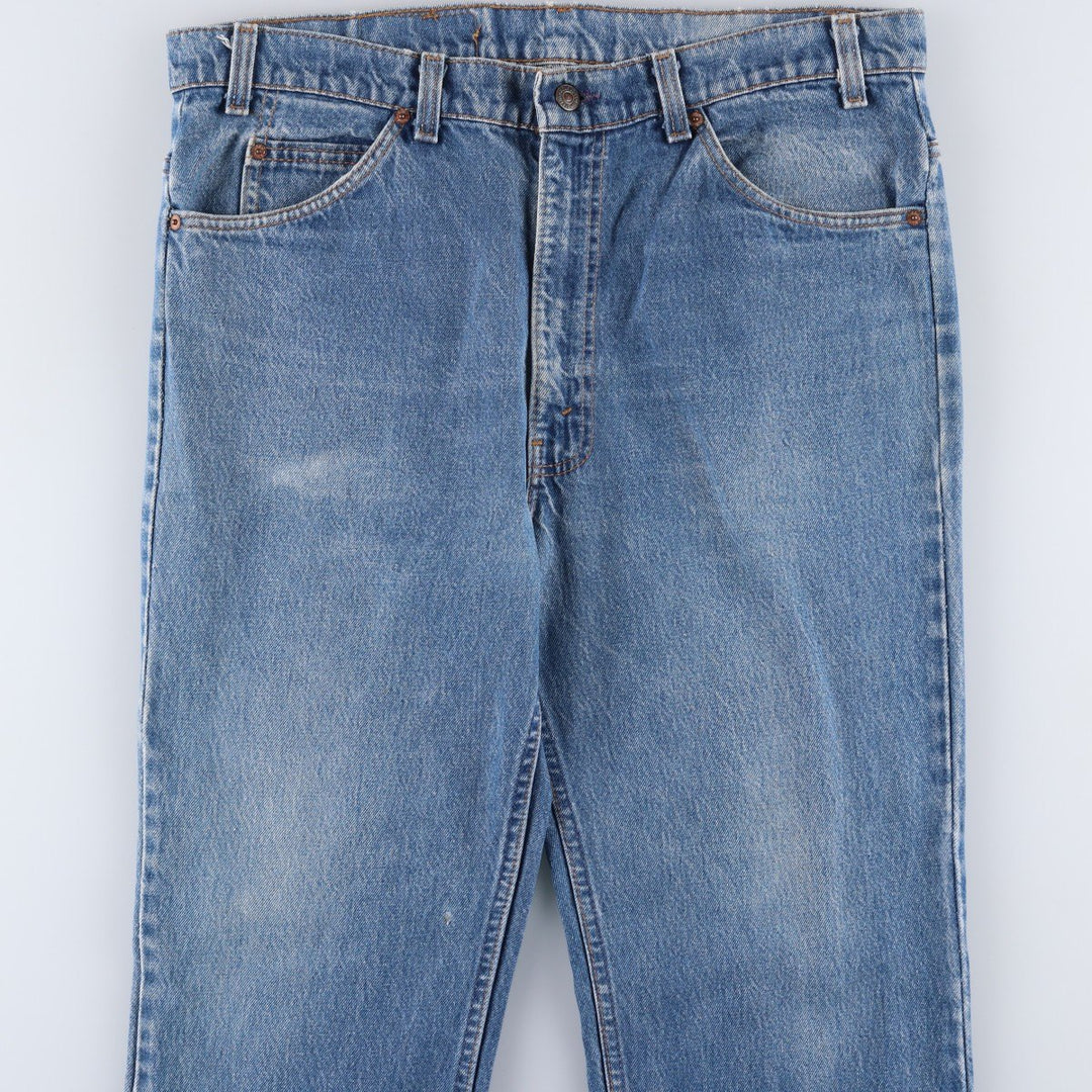 80s-90'S Levi's 40517-0215 Orange Tab Bootcut Denim Pants, Made in USA, Men's W37 (approx.), Vintage cotton blue type Vintage Second Hand