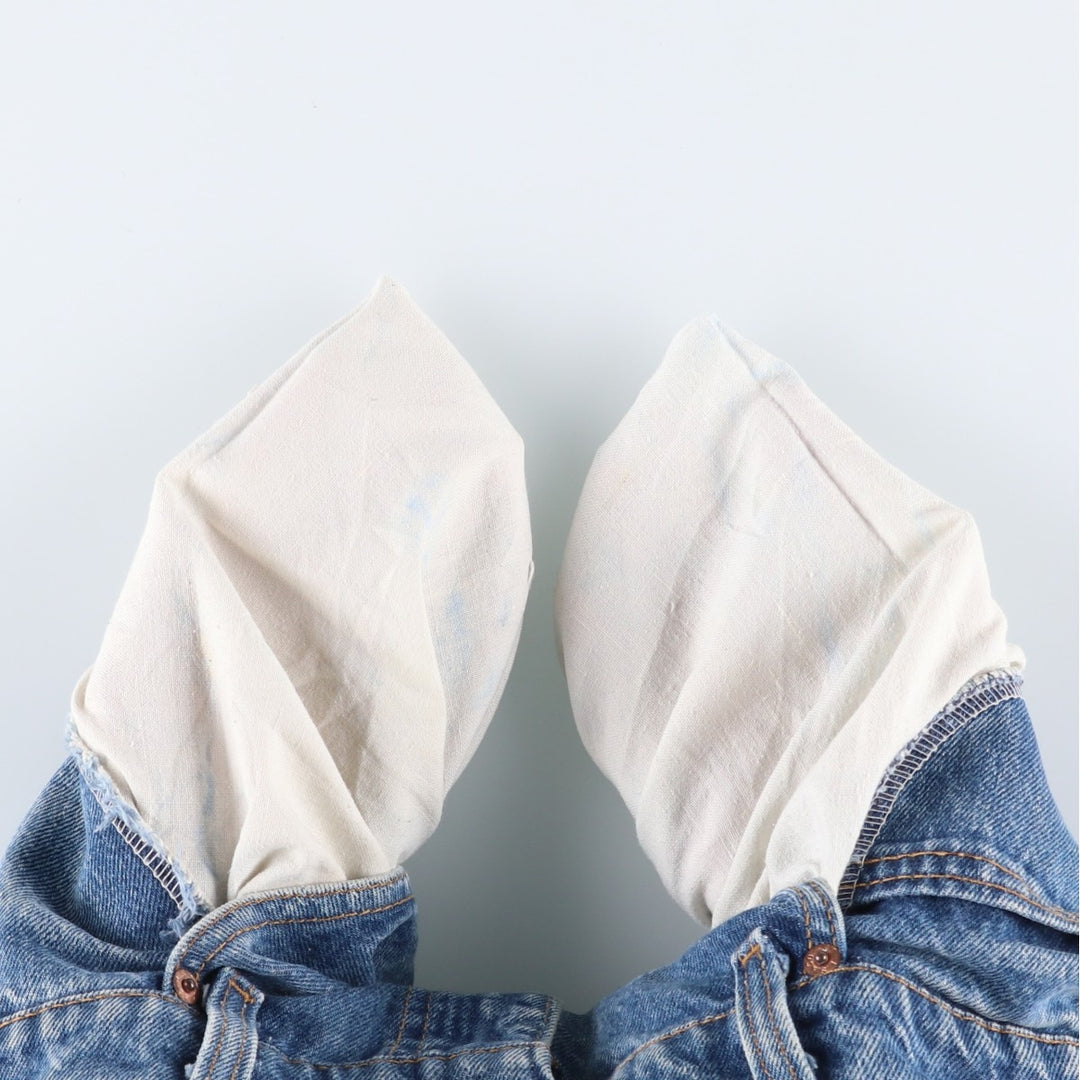 80s-90'S Levi's 40517-0215 Orange Tab Bootcut Denim Pants, Made in USA, Men's W37 (approx.), Vintage cotton blue type Vintage Second Hand