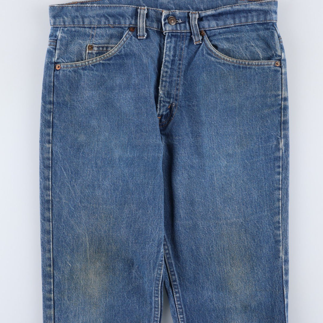 1980'S Levi's Orange Tab Flare Cut Denim Pants, Men's Size W32 (approx.), Vintage unclear blue type Vintage Second Hand