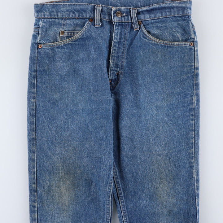 1980'S Levi's Orange Tab Flare Cut Denim Pants, Men's Size W32 (approx.), Vintage unclear blue type Vintage Second Hand