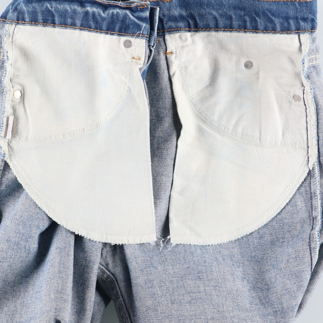 1980'S Levi's Orange Tab Flare Cut Denim Pants, Men's Size W32 (approx.), Vintage unclear blue type Vintage Second Hand