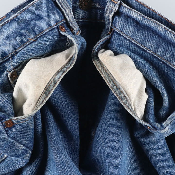 1980'S Levi's Orange Tab Flare Cut Denim Pants, Men's Size W32 (approx.), Vintage unclear blue type Vintage Second Hand