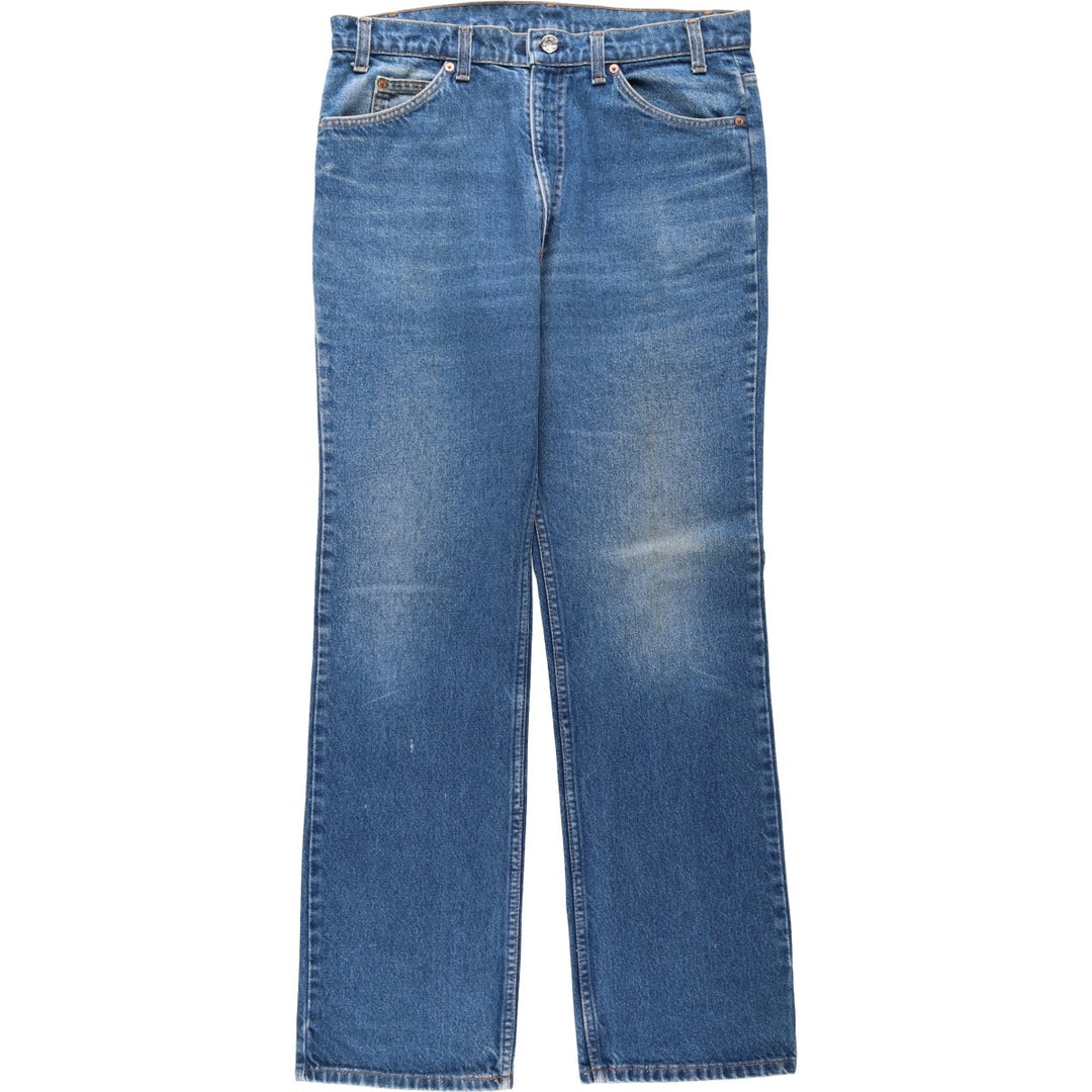90'S Levi's 20517-0217 Orange Tab Bootcut Denim Pants, Made in USA, Men's Size 36, Vintage cotton blue type Vintage Second Hand