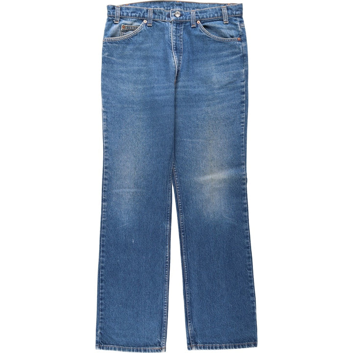 90'S Levi's 20517-0217 Orange Tab Bootcut Denim Pants, Made in USA, Men's Size 36, Vintage cotton blue type Vintage Second Hand
