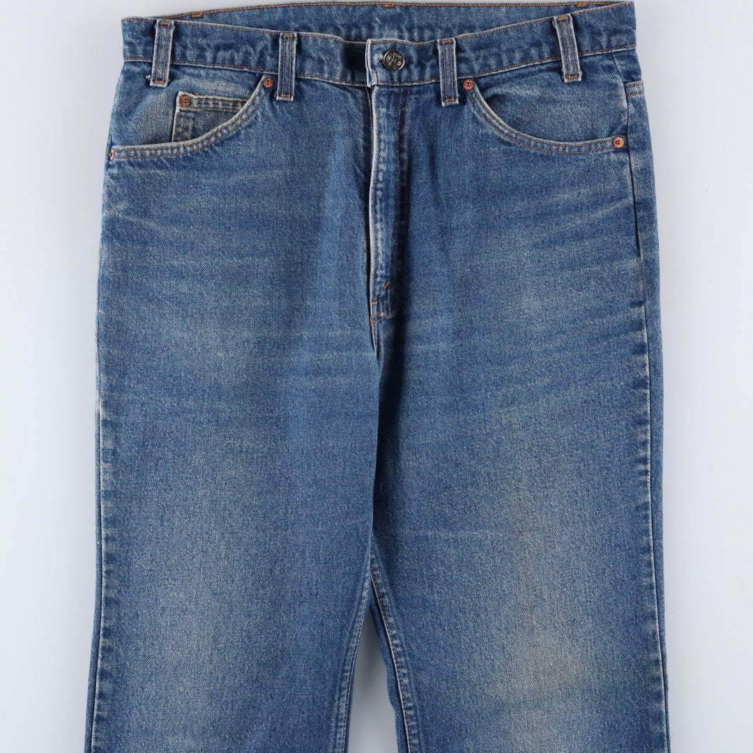 90'S Levi's 20517-0217 Orange Tab Bootcut Denim Pants, Made in USA, Men's Size 36, Vintage cotton blue type Vintage Second Hand
