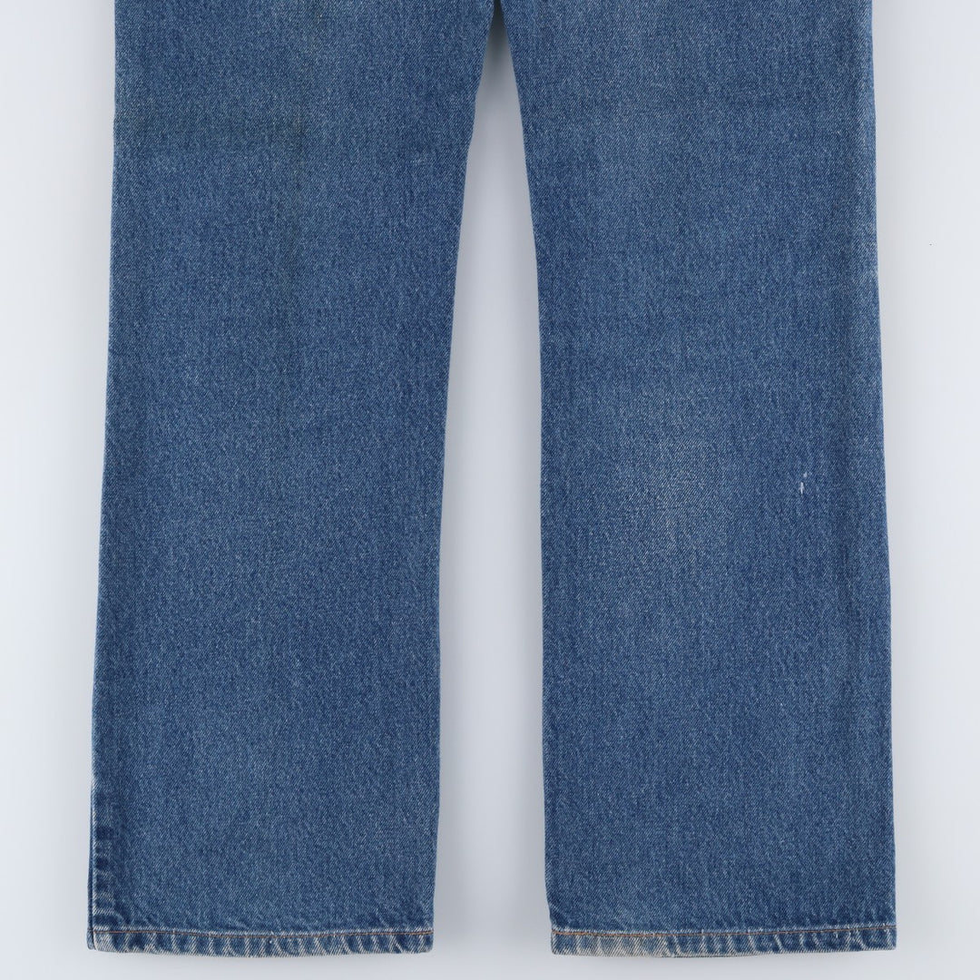90'S Levi's 20517-0217 Orange Tab Bootcut Denim Pants, Made in USA, Men's Size 36, Vintage cotton blue type Vintage Second Hand