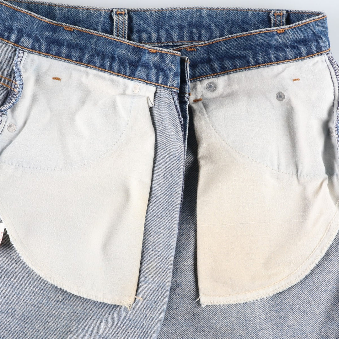90'S Levi's 20517-0217 Orange Tab Bootcut Denim Pants, Made in USA, Men's Size 36, Vintage cotton blue type Vintage Second Hand