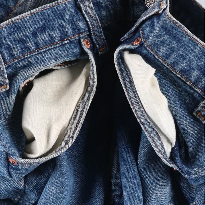 90'S Levi's 20517-0217 Orange Tab Bootcut Denim Pants, Made in USA, Men's Size 36, Vintage cotton blue type Vintage Second Hand