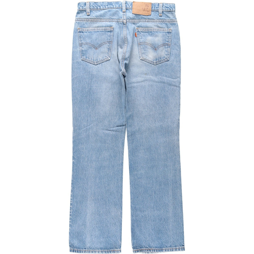 90'S Levi's 20517-0217 Orange Tab Bootcut Denim Pants Made in USA Men's W34 Vintage cotton blue type Vintage Second Hand